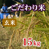 岩船産コシヒカリ こだわり米 玄米 15kg